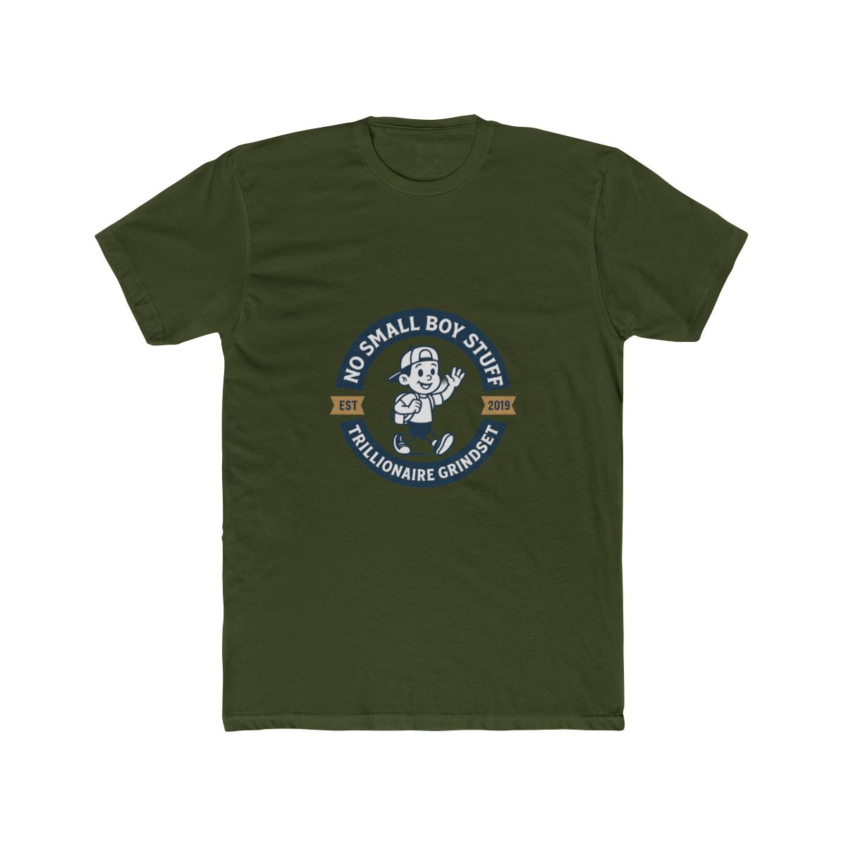 Trillionaire Grindset No Small Boy Stuff T-Shirt - alternate angle 5, merchandise