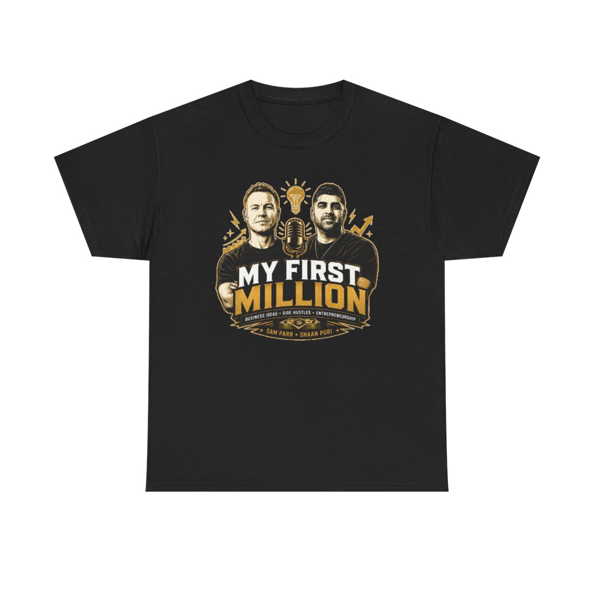 My First Million Tee | Podcast Logo T-shirt, Entrepreneur Podcast Shirt | My First Million Podcast