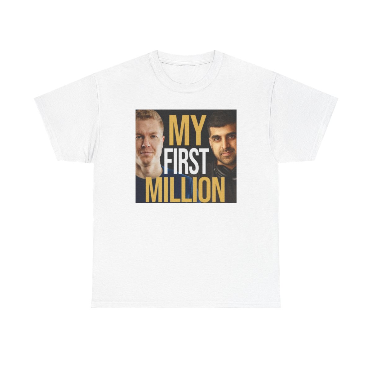 My First Million Tee | Faces Graphic Shirt | My First Million Podcast