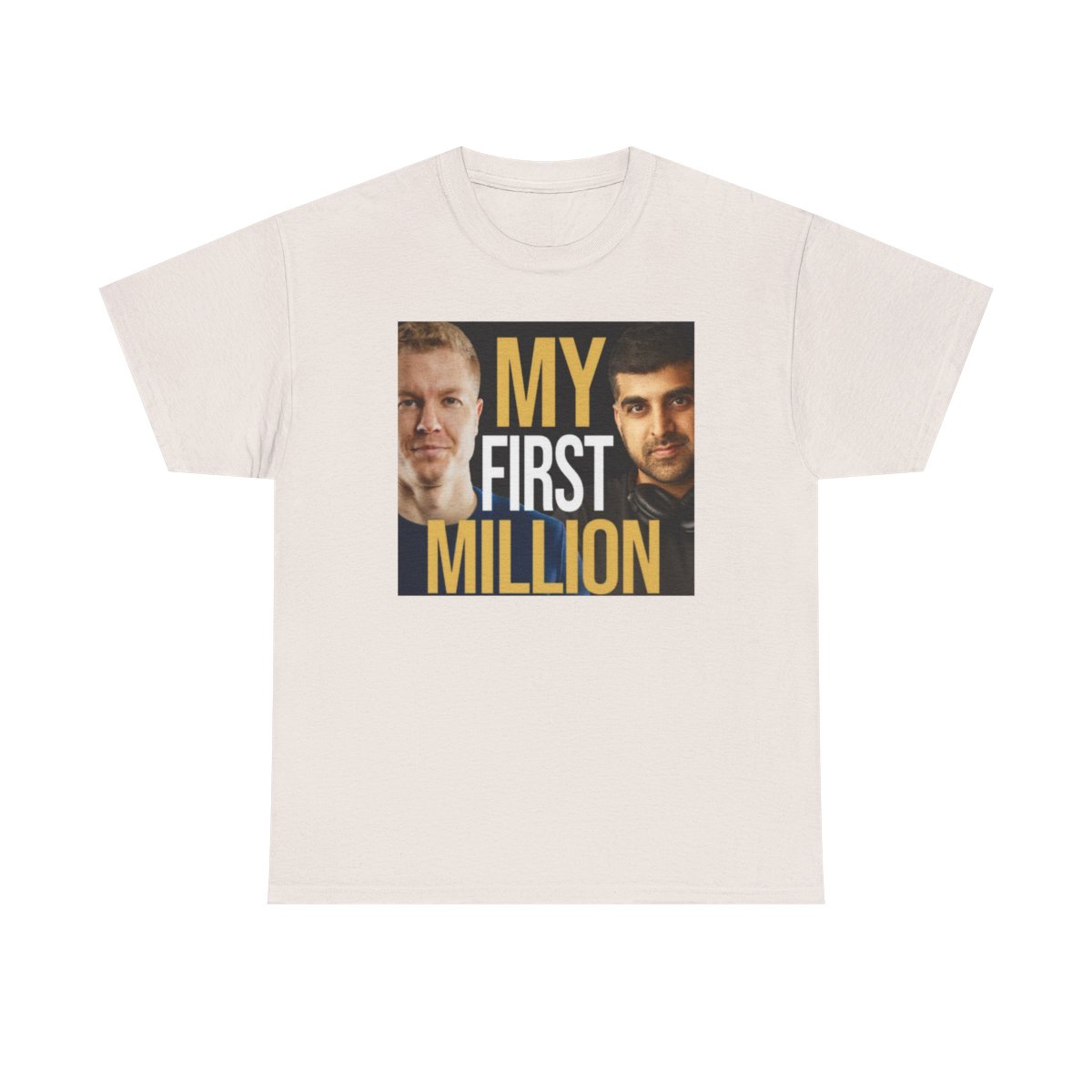 My First Million Tee | Faces Graphic Shirt | My First Million Podcast - alternate angle 3, merchandise