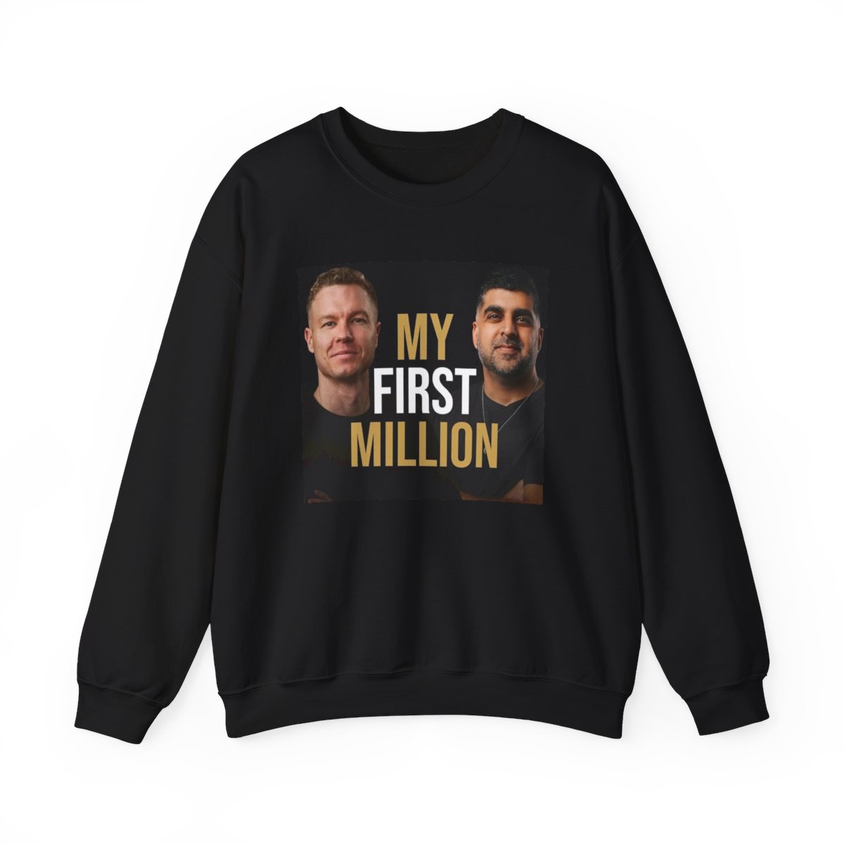 My First Million crewneck sweatshirt | Entrepreneur podcast graphic | My First Million Podcast