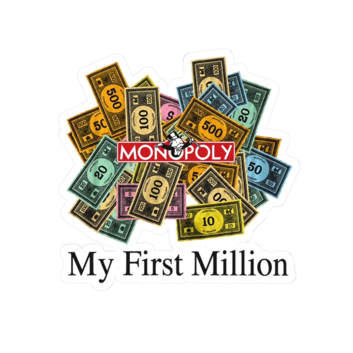 Manifest Cowboy My First Million Sticker - Official Stickers merchandise
