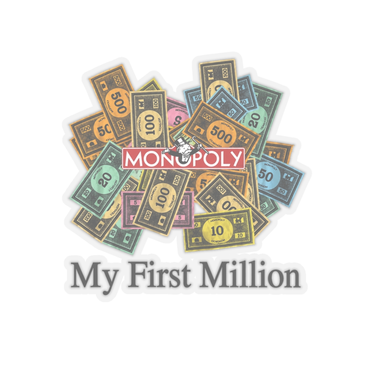 Manifest Cowboy My First Million Sticker
