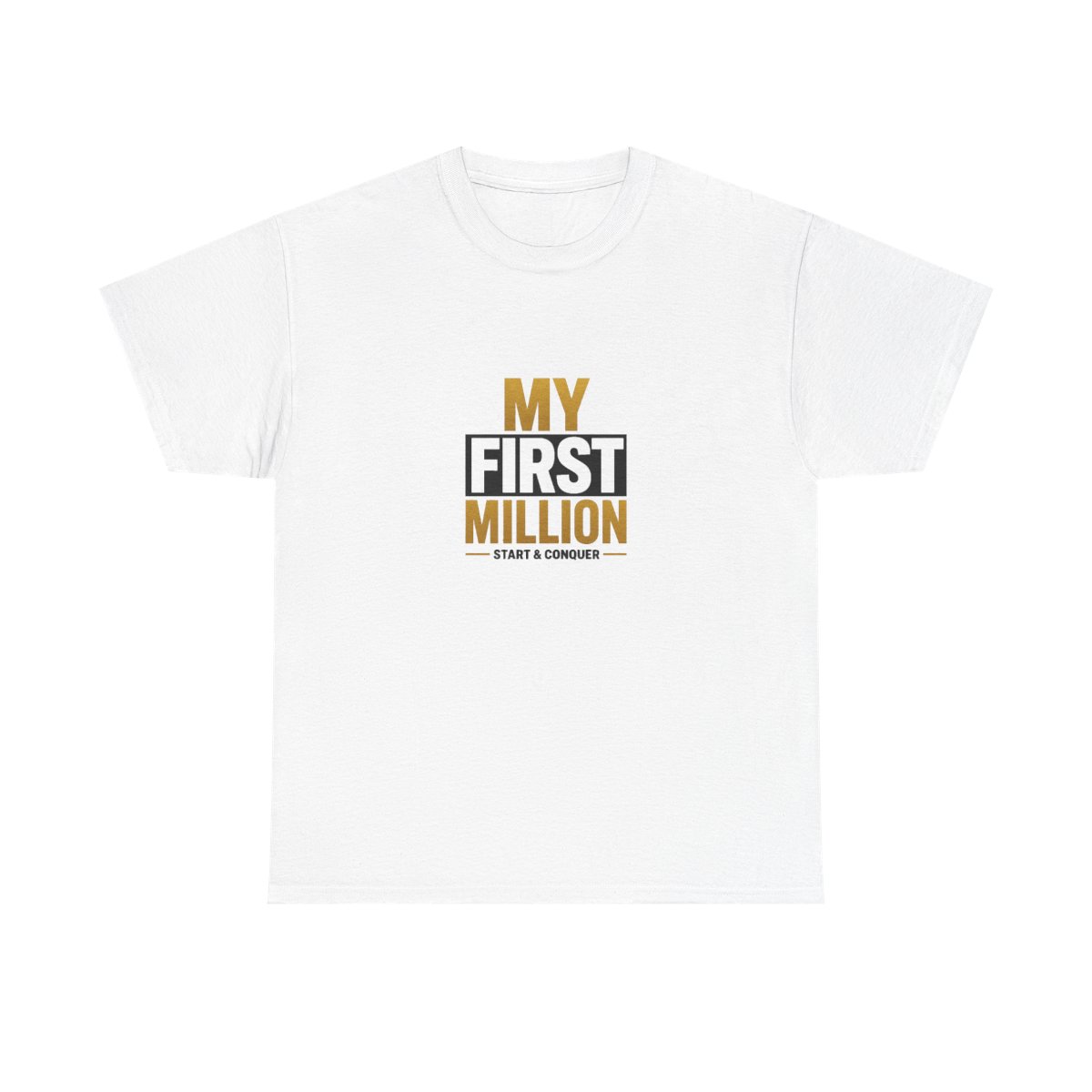 My First Million " and " Unisex Tee