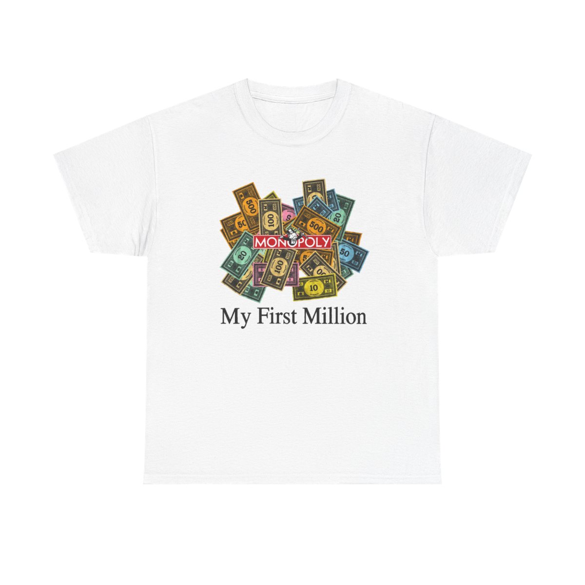 My First Million Monopoly Money Unisex Tee - Official T-Shirts merchandise