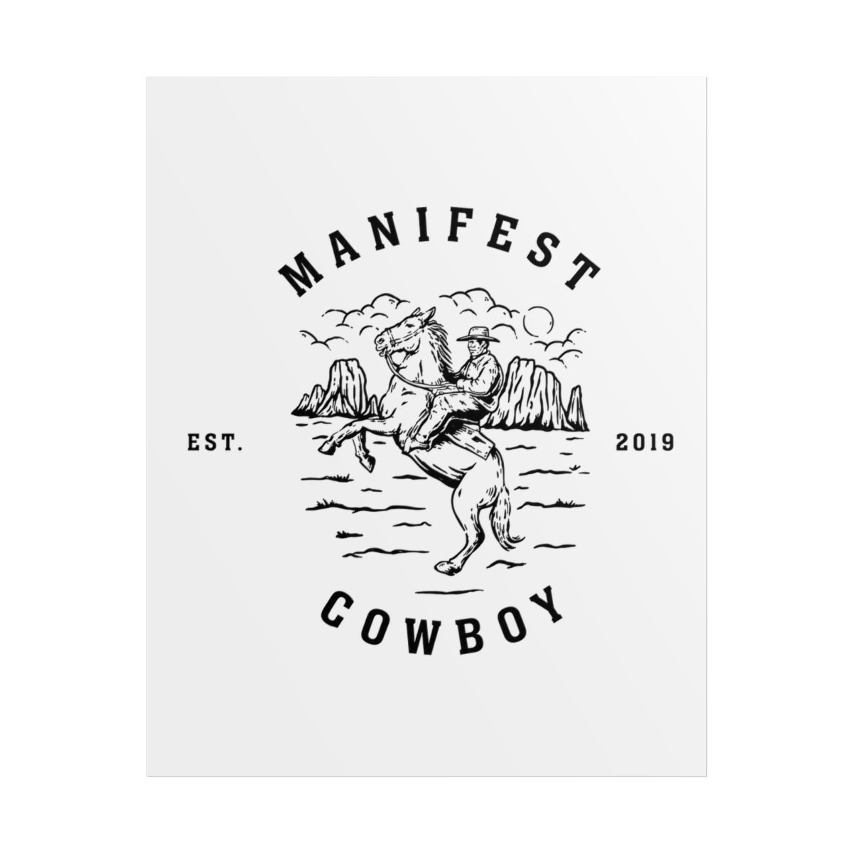 Manifest Cowboy My First Million Poster